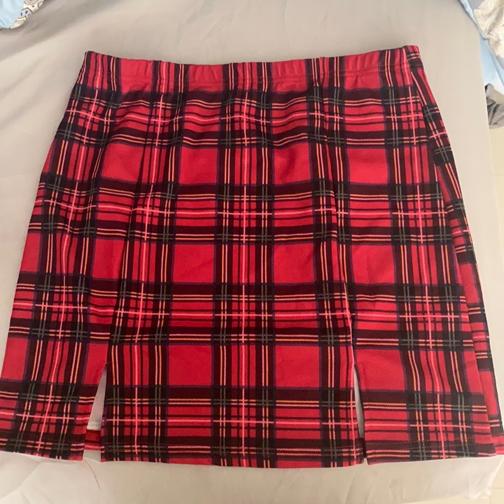 Plaid skirt